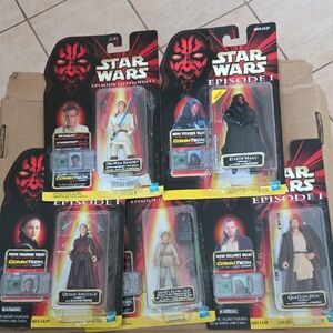 Star Wars Episode I Commtech 5 Action Figures Set NIB